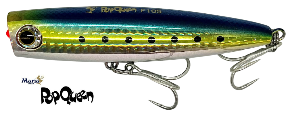 Künstlich Spinning Maria Pop Queen 105 MM Popper B08H