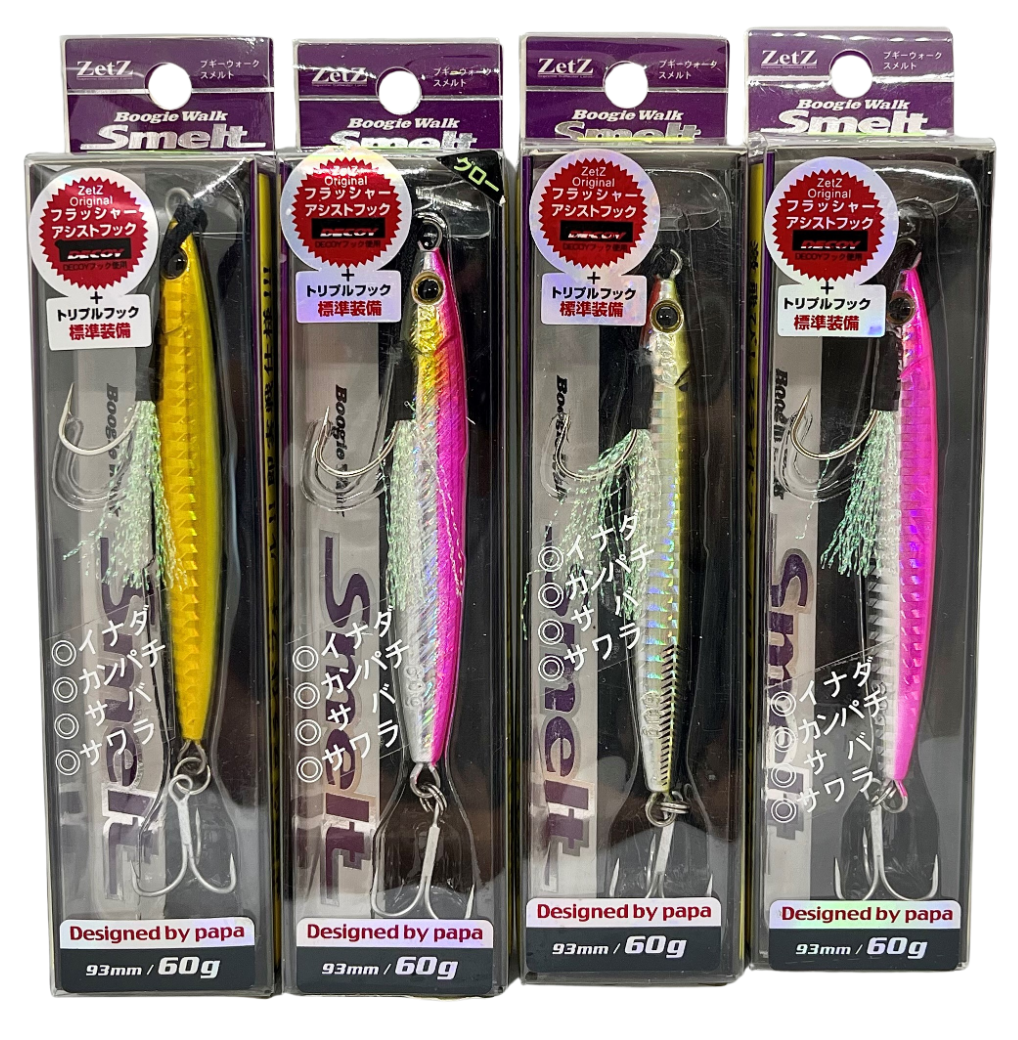 Maripesca | Jig ZetZ - Boogie Walk Smelt - ZSJ - 93mm - 60g - (Cores a ...