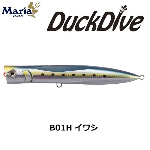 Leurre Flottant Maria Duck Dive F190 60g - Appât De Surface Silencieux