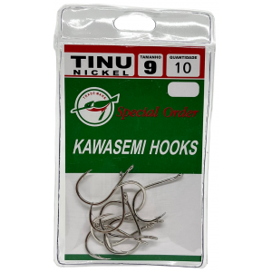 Maripesca | Anzol Kawasemi Tinu Nickel 4 - c/ Fisga - (20 unid)