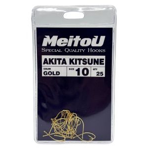 Anzol Meitou Akita Kitsune Gold (Tamanhos a escolher)