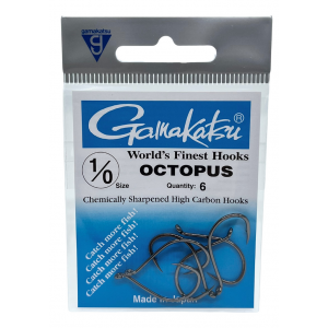 Anzol Gamakatsu Octopus (Tamanhos a escolher)